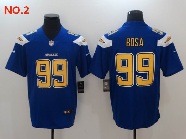 Men's Los Angeles Chargers #99 Joey Bosa Jersey NO.2;